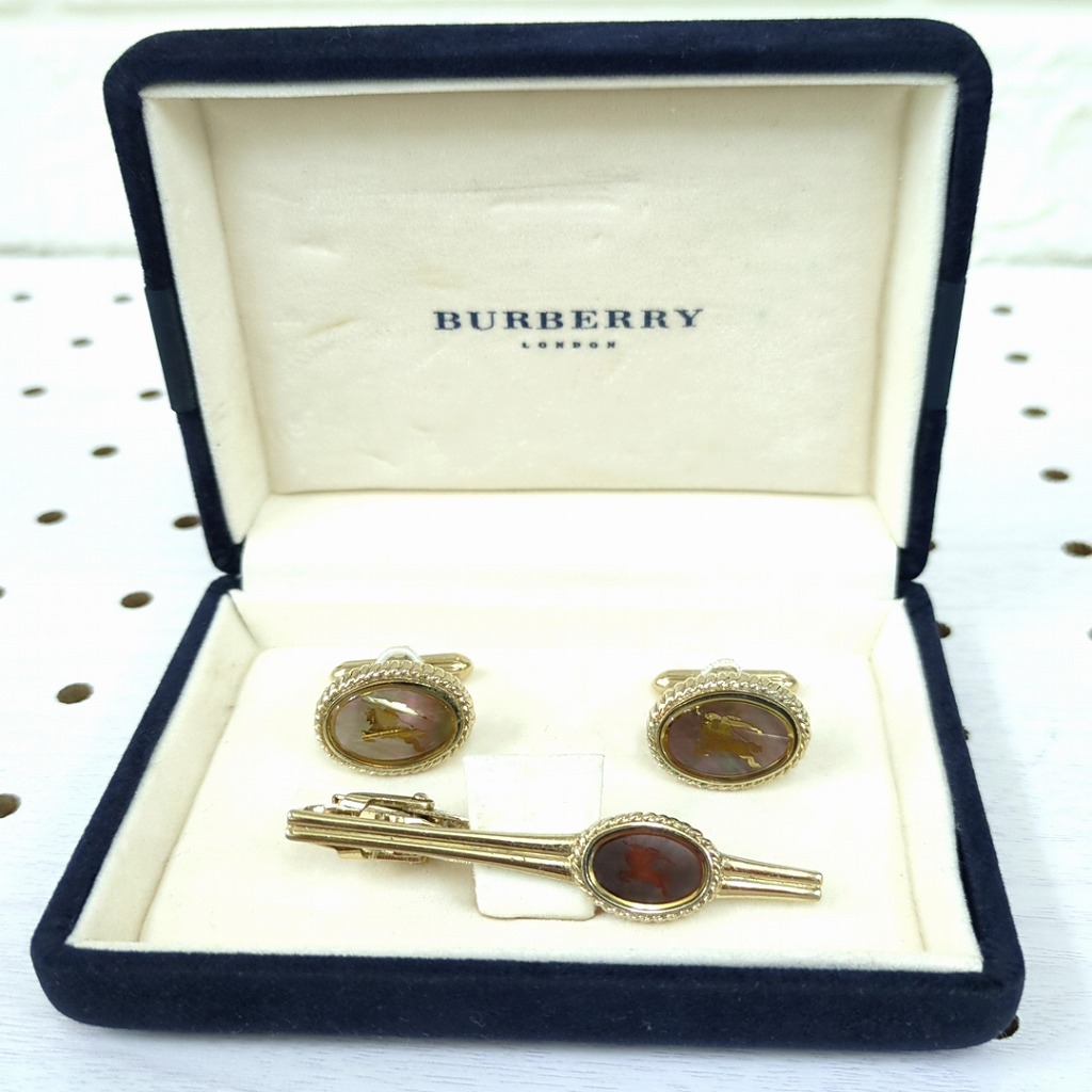楽天市場】BURBERRY バーバリー 騎士 ネクタイピン カフリンクス