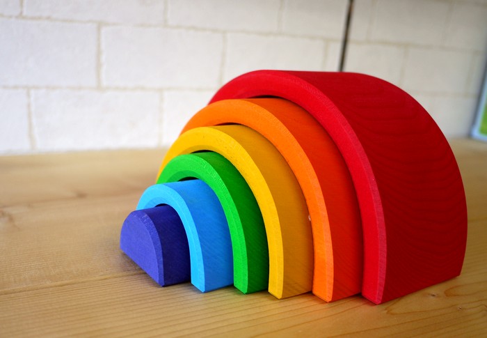 楽天市場】グリムス アーチレインボー 小 パステルアーチ ナチュラル