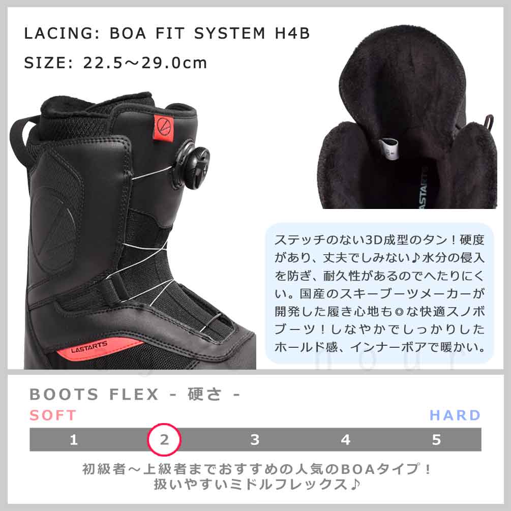 楽天市場】スノーボード ブーツ BOA メンズ レディース LASTARTS