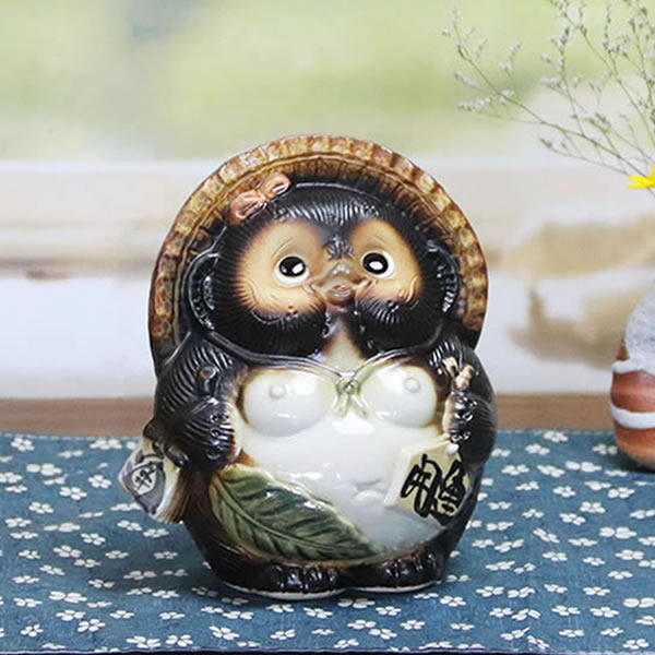 楽天市場】信楽焼 5号お願いメス狸 信楽焼たぬき 縁起物タヌキ 陶器