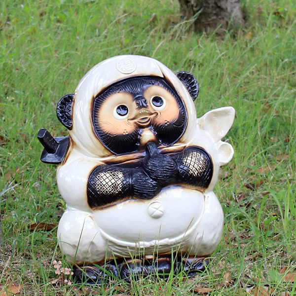 楽天市場】【38時間限定20%OFFクーポン配布中】信楽焼 白忍者たぬき