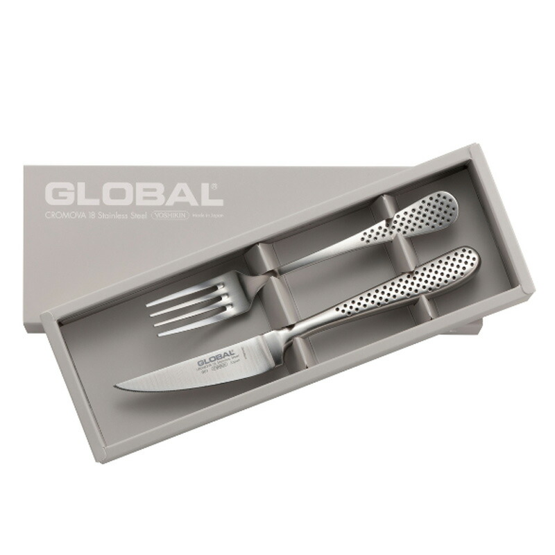 楽天市場】特典付き！ GLOBAL 【 ステーキナイフ&フォークセット GTJ