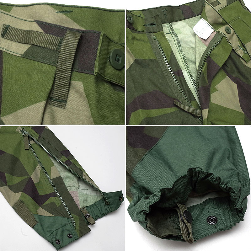 楽天市場】スウェーデン軍 M90 フィールドパンツ スプリンターカモ