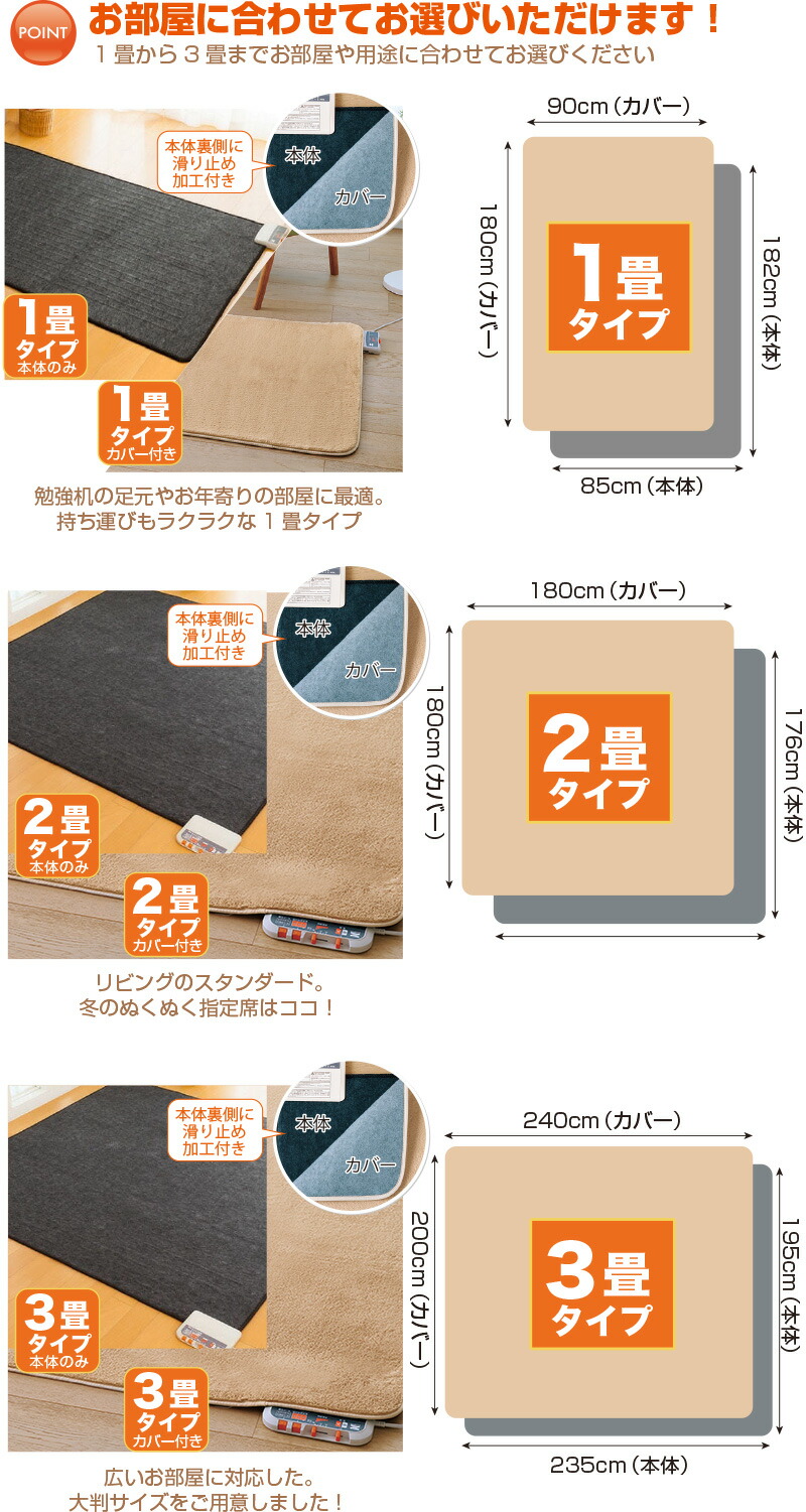 楽天市場】【クーポンで11100円OFF！】 ゼンケン 電気ホットカーペット