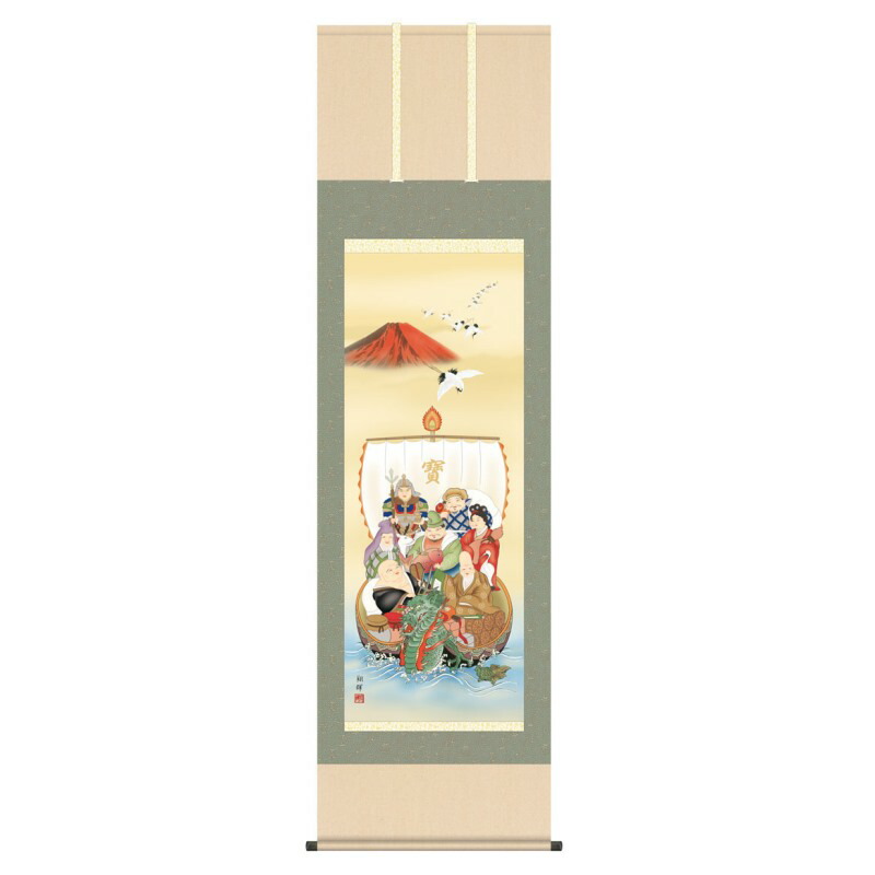 彩色山水画 香山作 掛け軸 絹本 彩色山水画 香山作 掛け軸 絹本 2026年