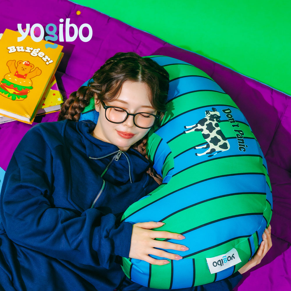 楽天市場】【送料無料】 Yogibo Mega Moon Pillow Don't Panic