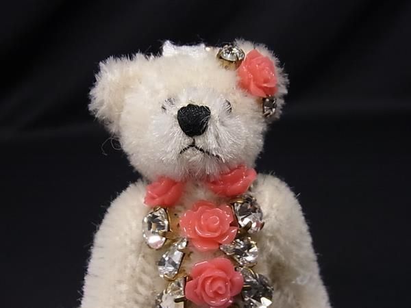 楽天市場】□極美品□ PRADA プラダ ラインストーン クマ ビジュー