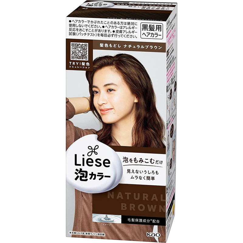 楽天市場】花王 リーゼ 泡カラー 髪色もどし ナチュラルブラウン