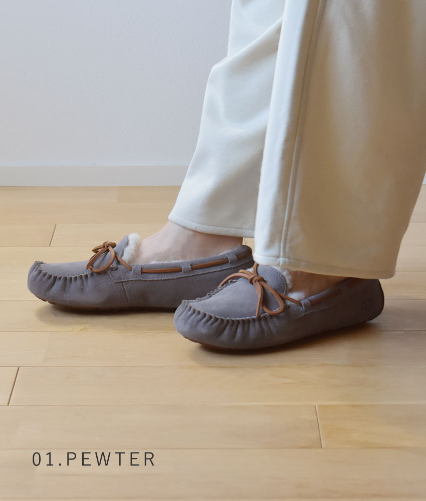 楽天市場】アグ ダコタ UGG モカシン レディース ブラック 黒 ブラウン