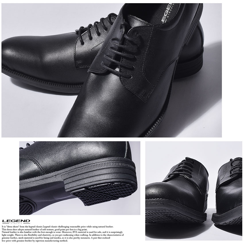 D&G 黒レザー ドレスシューズ 先細りデザイン ビジネス・ドレス