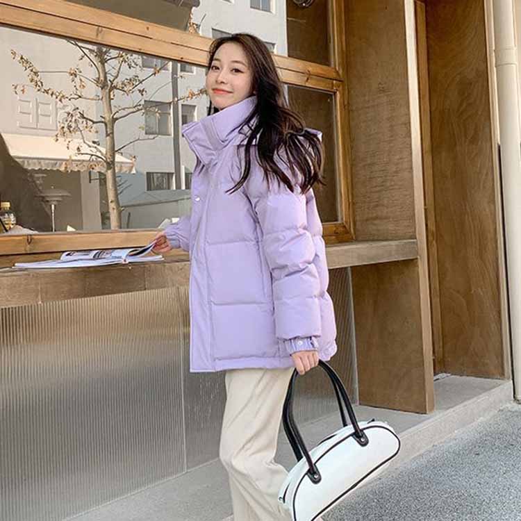 楽天市場】フード付きダウンジャケット レギュラー丈 レディース 秋冬