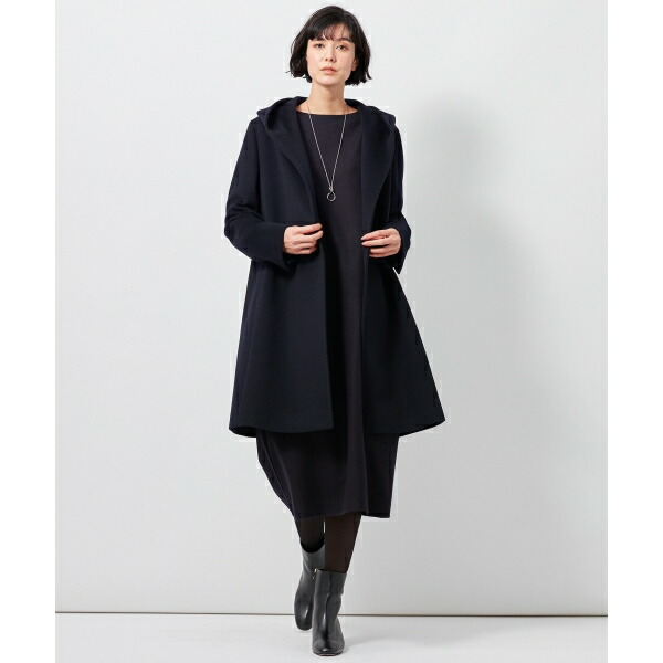 楽天市場】ウールアンゴラビーバー フーデッド コート／23区 : 丸井