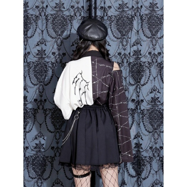 楽天市場】鉄線配色ユニセックスシャツ／ノエミー（NOEMIE） : 丸井