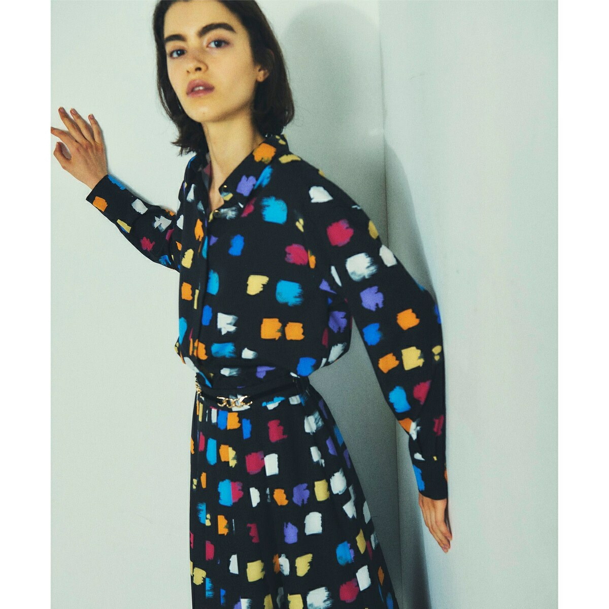 楽天市場】マルチペイントプリントブラウス／グレースコンチネンタル