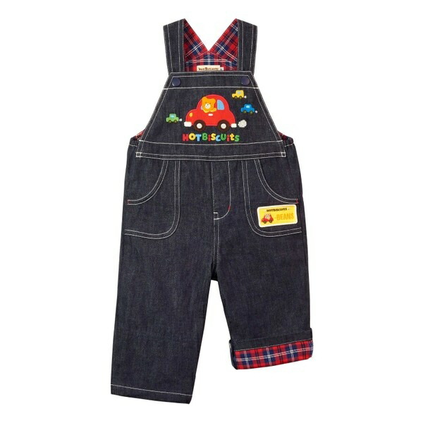 楽天市場】ドライブビーンズ 10分丈 デニムオーバーオール／ミキハウス