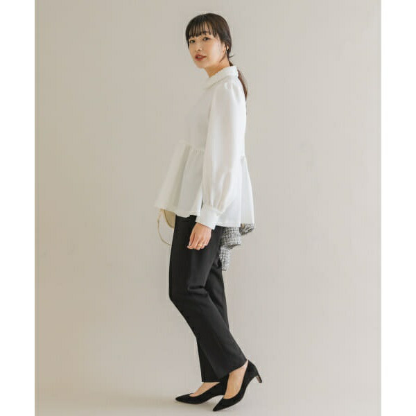 楽天市場】F by ROSSO レースカラーペプラムブラウス／アーバン