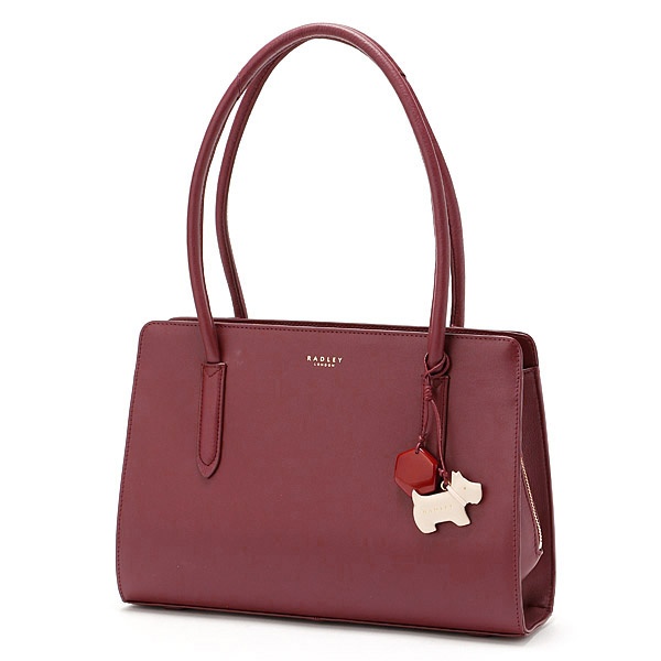 楽天市場】トートバッグ LIVERPOOL STREET ボルドー／ラドリー（RADLEY