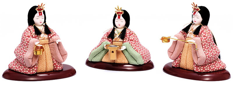 楽天市場】雛人形 コンパクト 一秀 ひな人形 木目込人形飾り 官女単品