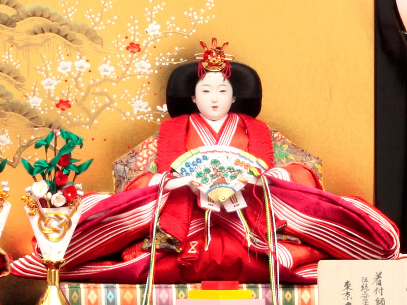 楽天市場】雛人形 久月 ひな人形 雛 三段飾り 五人飾り 着付師 伝統