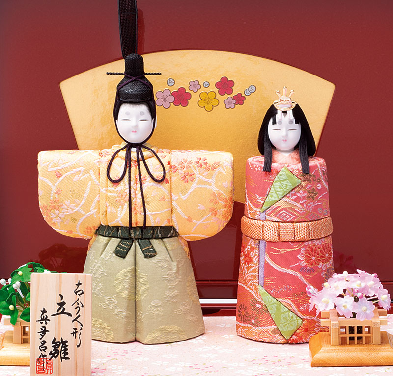 楽天市場】雛人形 真多呂 ひな人形 雛 木目込人形飾り コンパクト収納