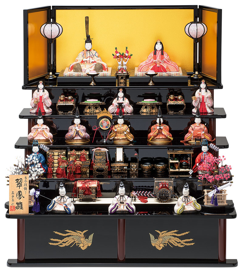 楽天市場】雛人形 真多呂 コンパクト ひな人形 雛 木目込人形飾り 五