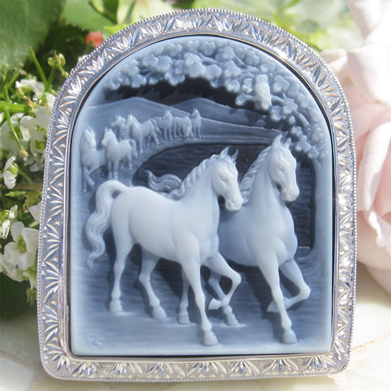 楽天市場】Gerhard Schmidt(ゲルハルド・シュミット)作 ストーンカメオ