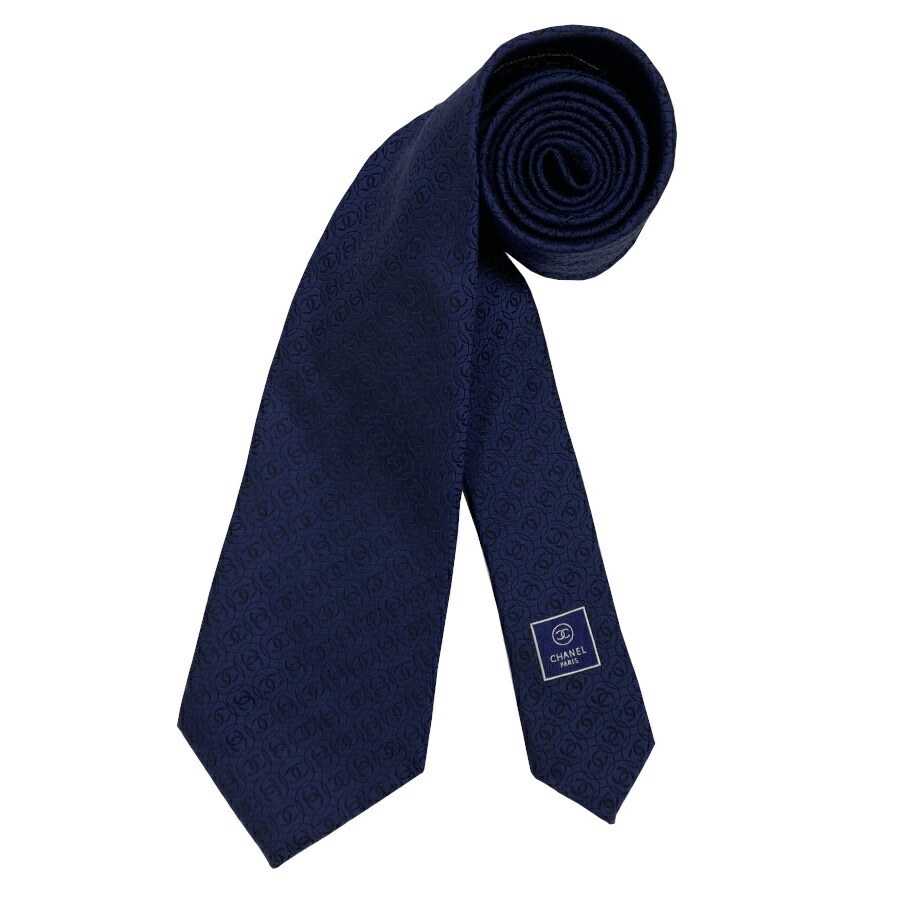 楽天市場】【新品】CHANEL シャネル ネクタイ シルクタイ ロゴ CC