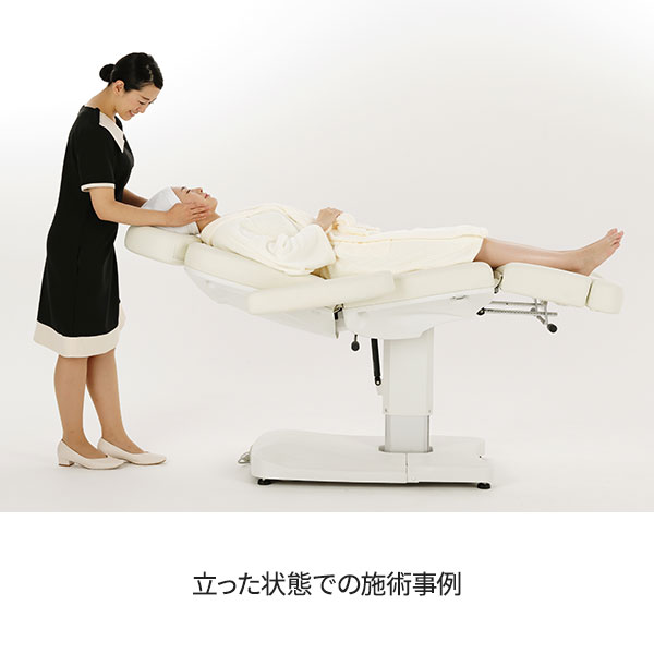 楽天市場】電動 フェイシャルベッド Composite 2モーター オフホワイト