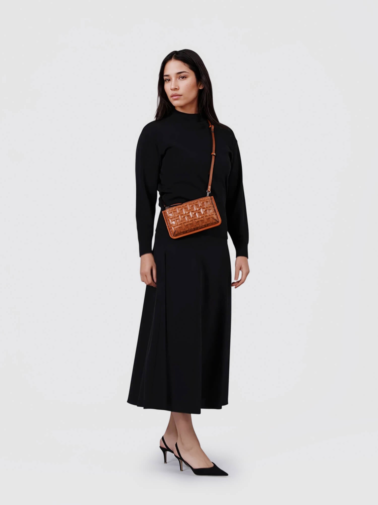 数量限定色】TSUCHIYA フラットミニショルダー（シグネチャーレイズド