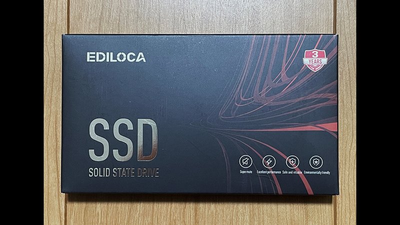 EDILOCA ES106 2.5インチSATA SSDを買った！ | ちょうべいのThinkPad