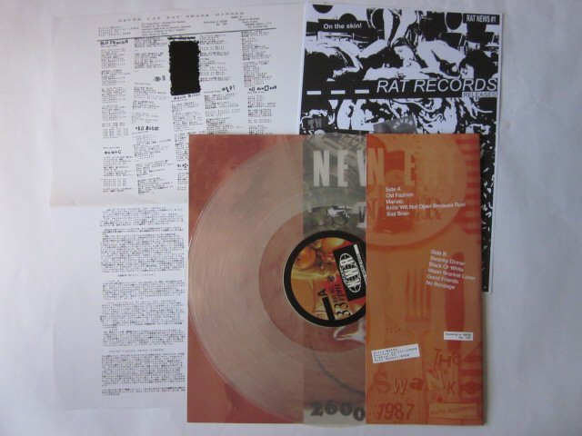 The Swankys -Never Can Eat Swank Dinner lp [clear] - TPL Records