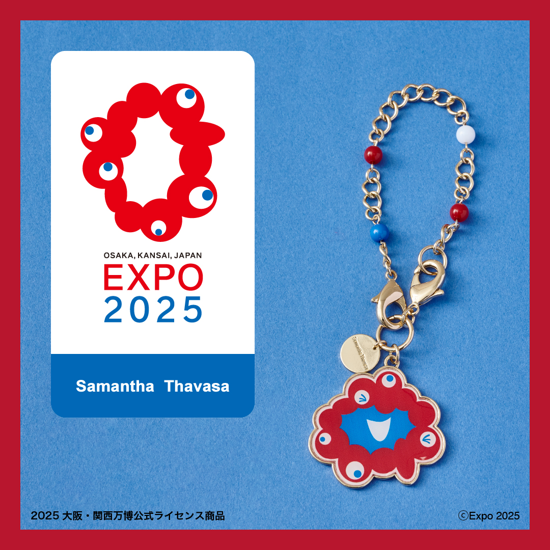 サマンサタバサ×ミャクミャクチャーム、関西や羽田空港の店舗で販売