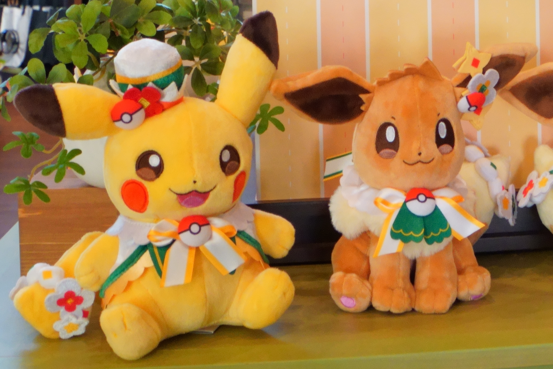 ポケパークカントー ショップ 限定 ピカチュウ ぬいぐるみ5体セット