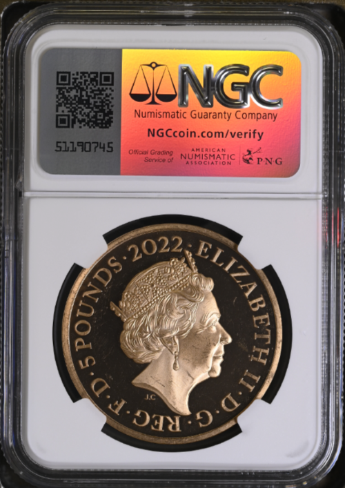 トライアル・ピクス】NGC鑑定 グレートブリテン 2022年 名誉の泉
