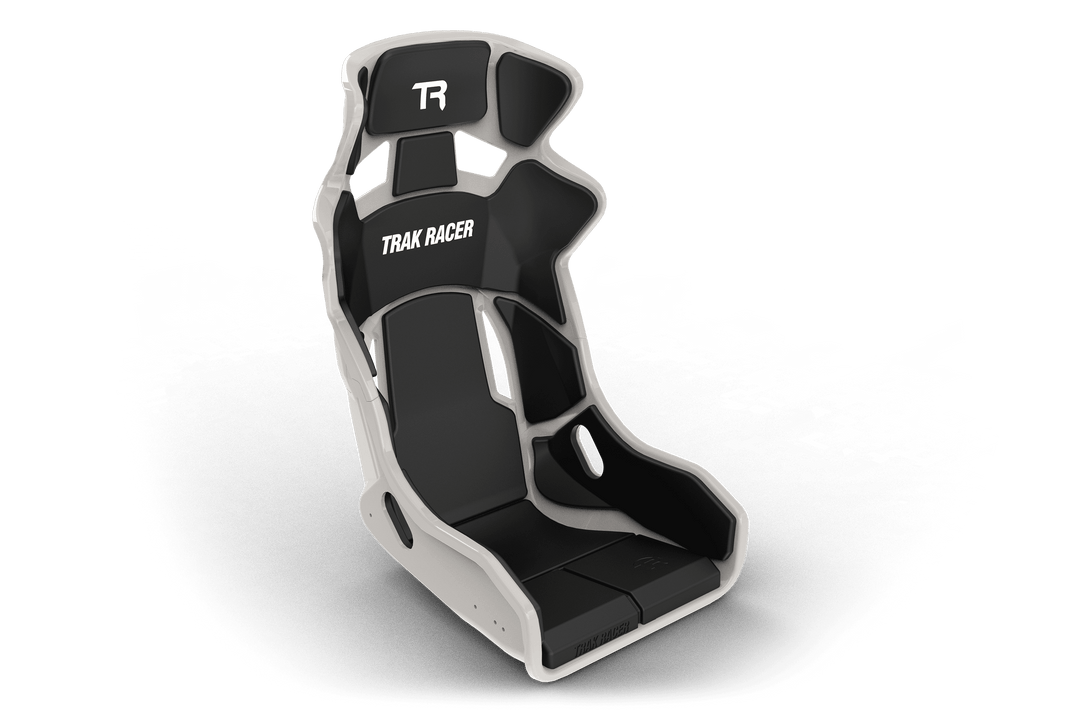 TR Series Fibreglass GT Sim Racing Seat — High Gloss Grey