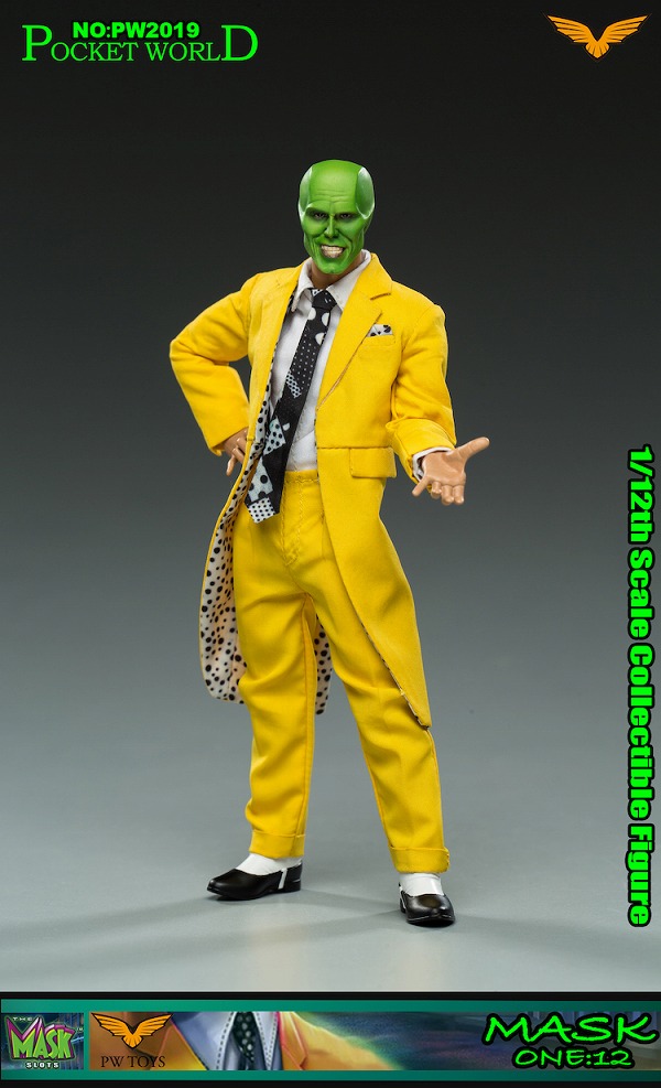 PWTOYS 1/12 PW2019 マスク MASK アクションフィギュア Pocket World