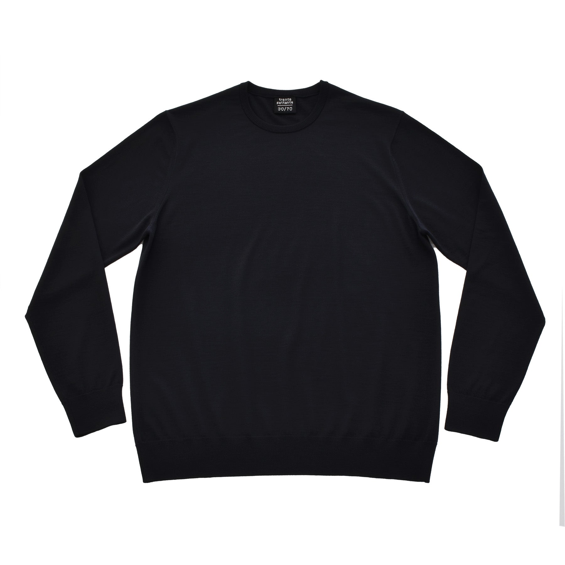 30/70 trenta settanta | f-quattro：クルーネックプルオーバー