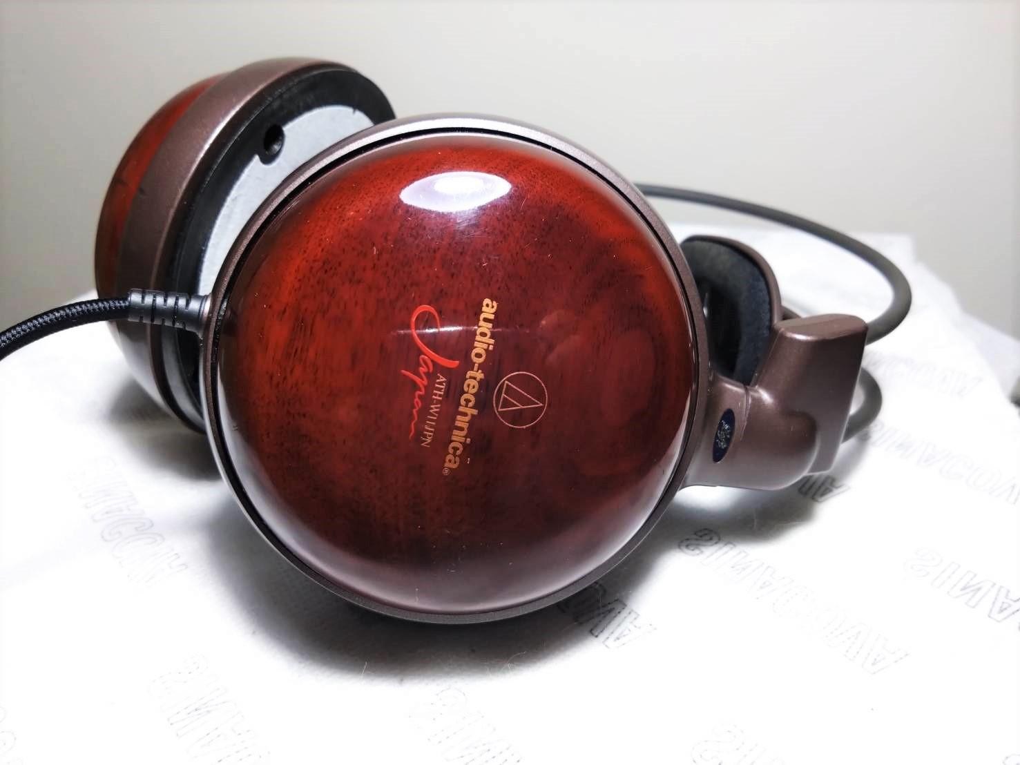 心得】鐵三角1998年ATH-W11JPN 木殼銘機越前工藝之美2000台限定整理圖