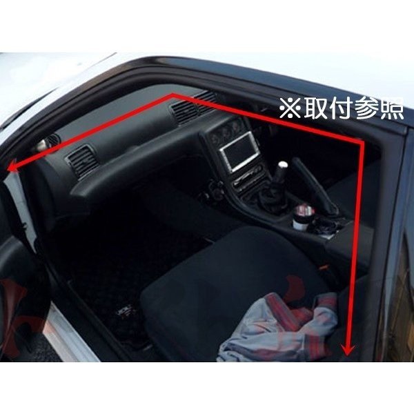 即納 ウェザーストリップ ボディ側 左 スカイライン GT-R BNR32 R32