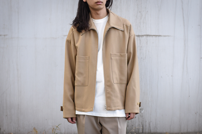 AURALEE -Wool Serge Zip-up Blouson- | twelve blog