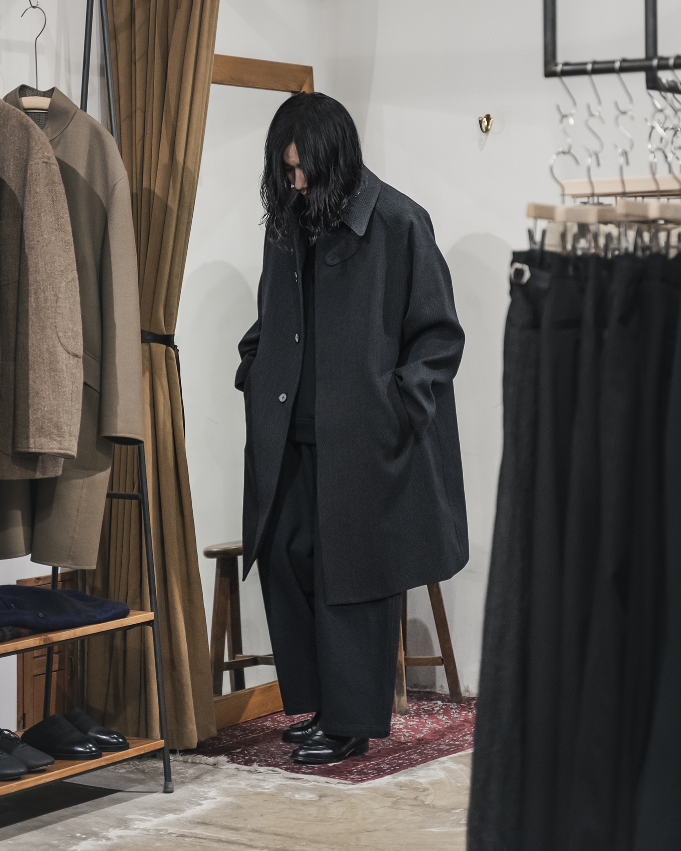 twelve BLOG | MAATEE&SONS -Shawl Collar Cardigan, French Karsey