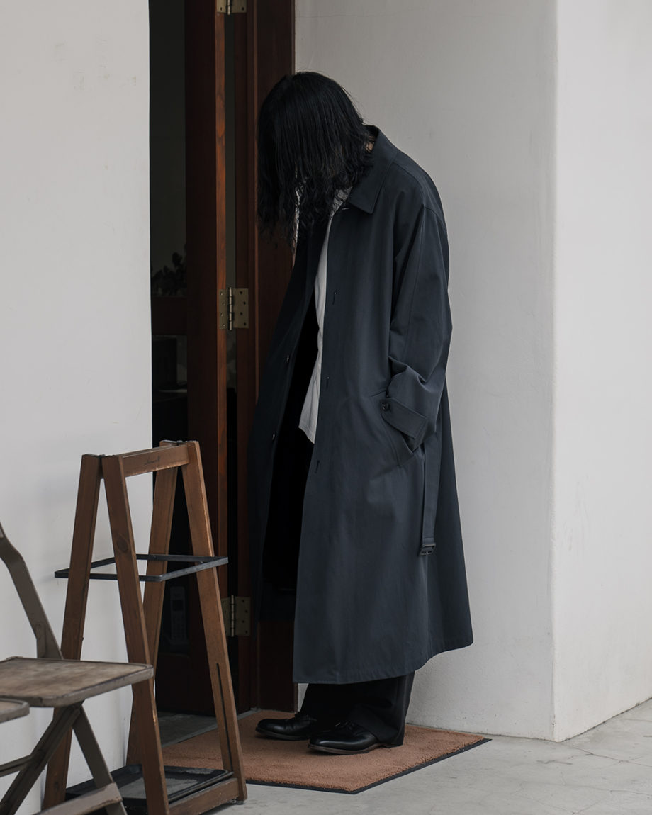 AURALEE -Finx Gabardine Blouson & Soutien Collar Coat, Washi
