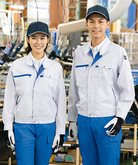 全7色】長袖サマーブルゾン（帯電防止・スイングスリーブ・男女兼用