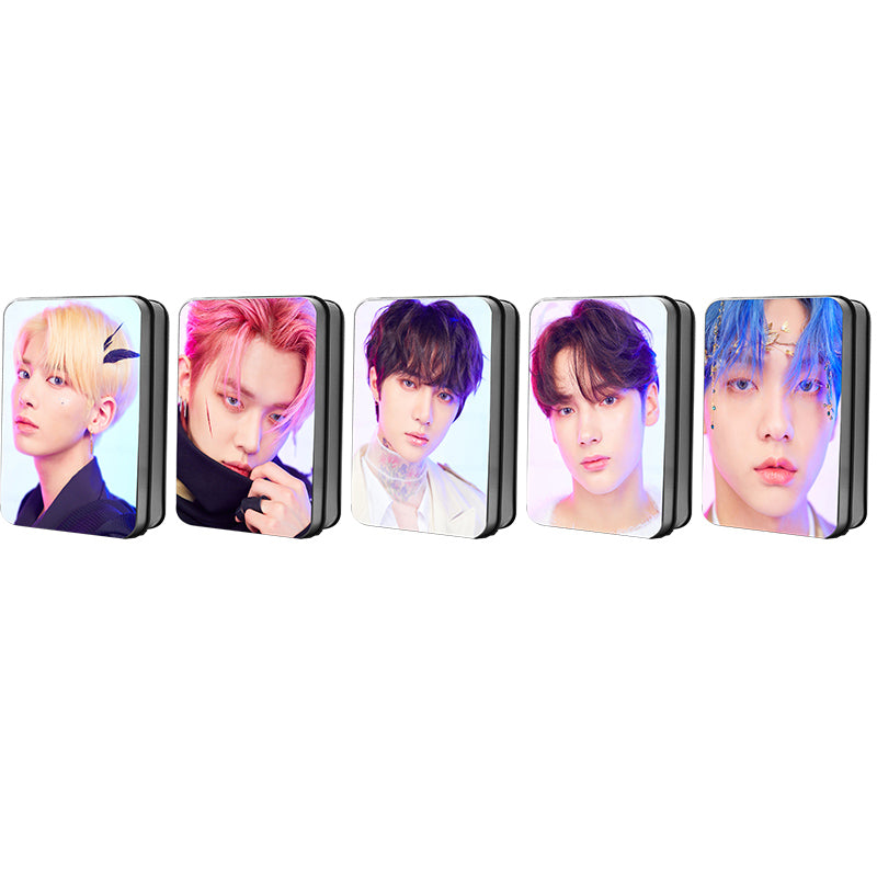 TXT Members Blue Hour LOMO Tin Case Set [30 pcs] (Fan-made) – TXT