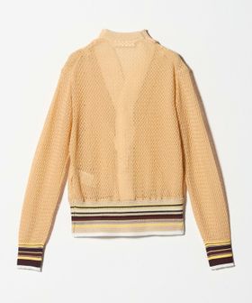 TOGA PULLA＞レース ニットカーディガン