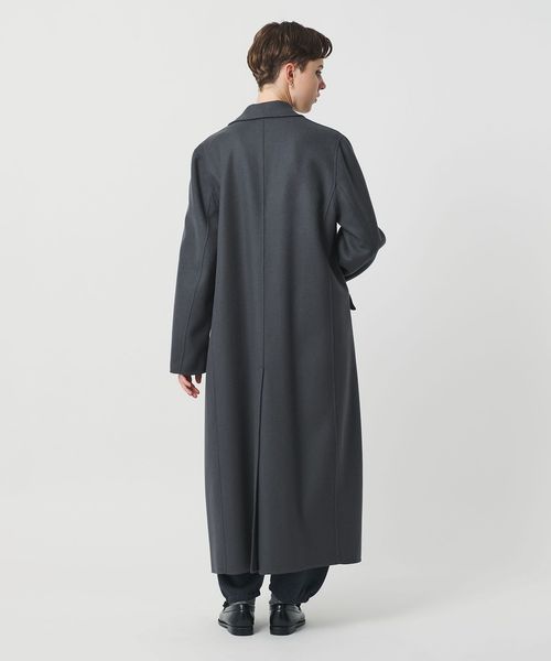 H＞メルトンリバー ロングコート