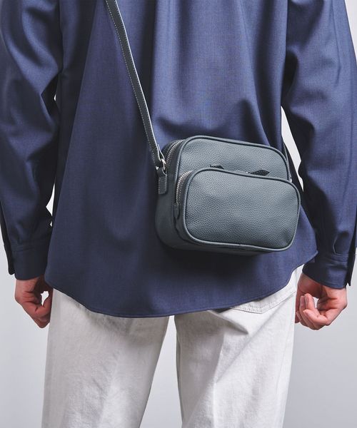 マイクロファイバー ミニ ショルダーバッグ