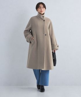 SENTDALE WOOL スタンドカラー ロング コート 2
