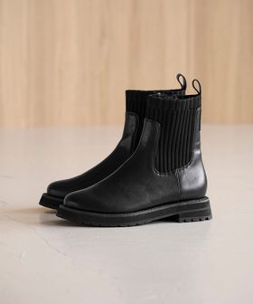 ストレッチ ショートブーツ 撥水