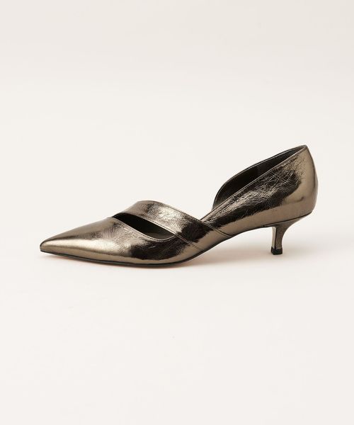 アシンメトリーベルト パンプス45↑